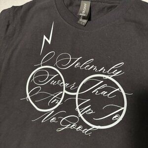 black tshirt harry potter quote new